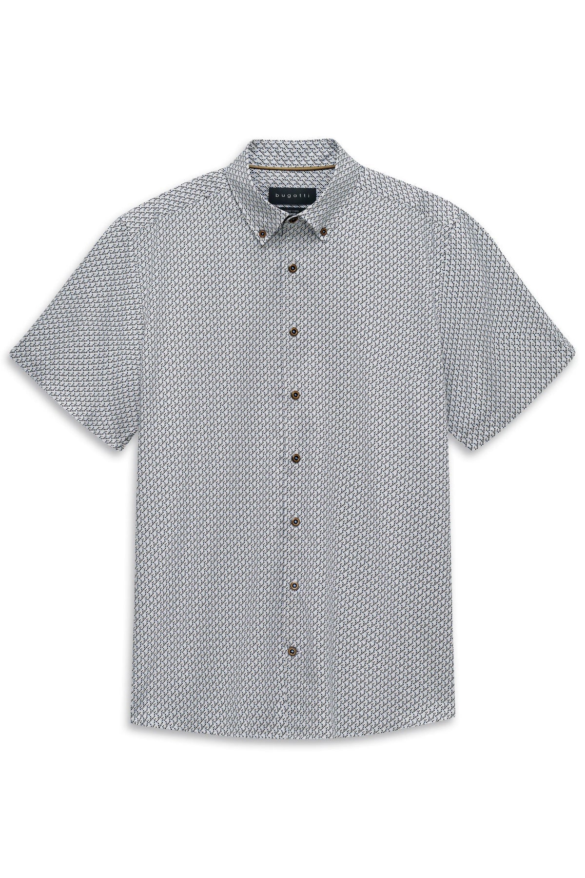 BUGATTI PATTERN S/S SHIRT  - MULTI