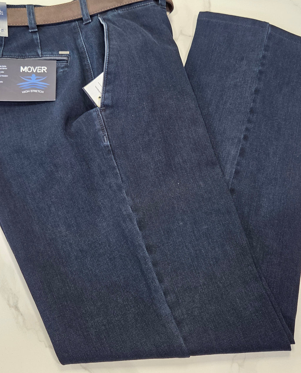 BRUHL VENICE MOVER  DENIM TROUSER (1098-191310-092/934) - DARK DENIM