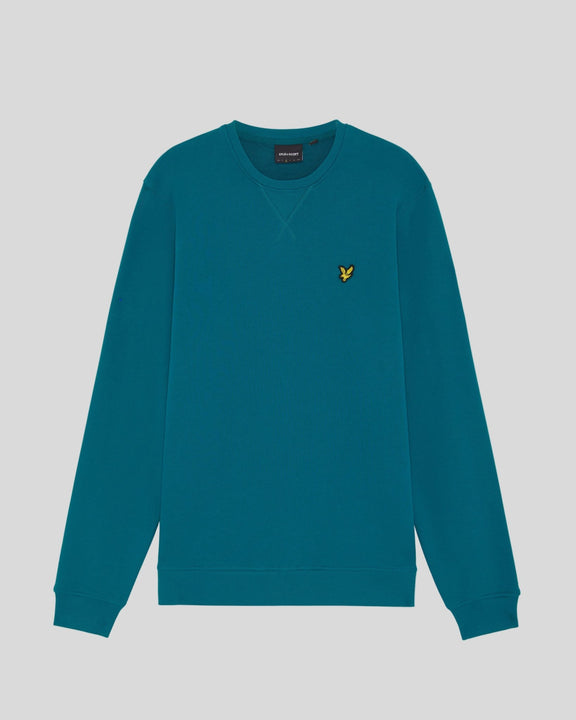 LYLE & SCOTT CREW SWEATSHIRT  - TEAL