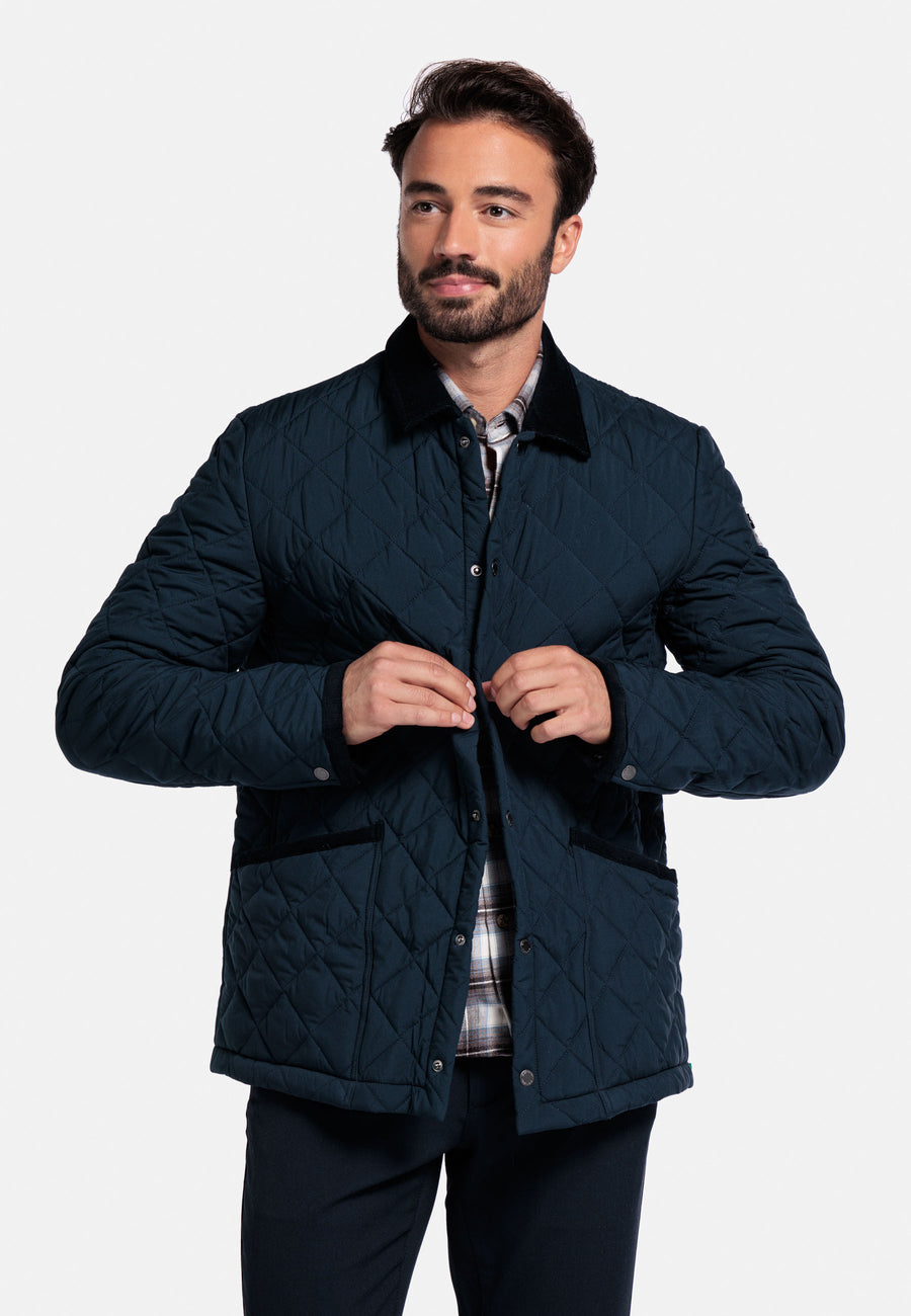 GIORDANO PALERMO QUILTED JACKET (622655/60) - NAVY