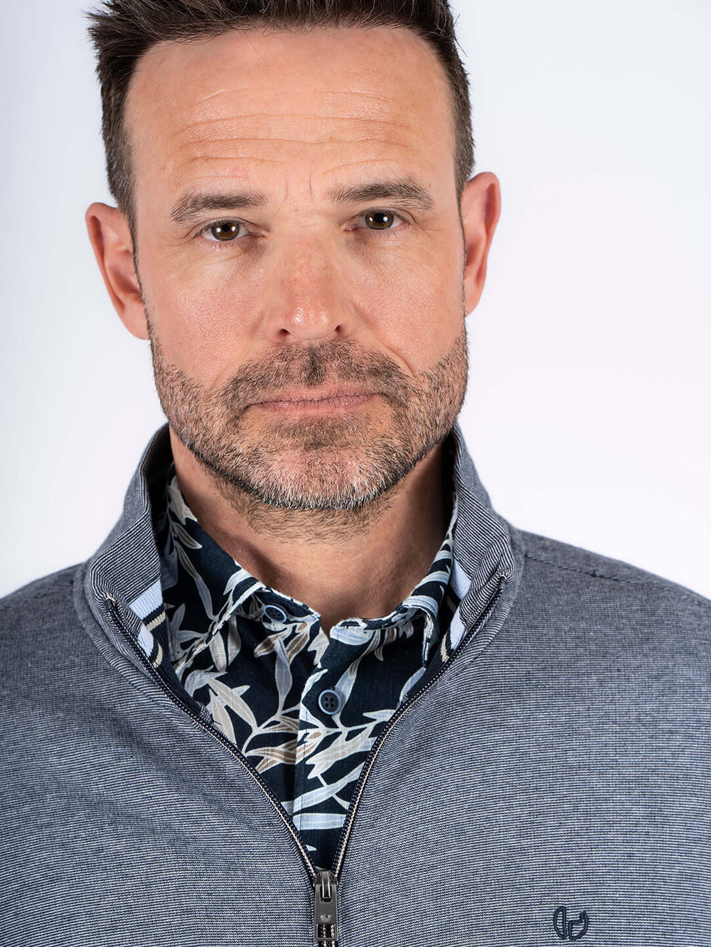 PRE END RAI FULL ZIP SWEAT - NAVY