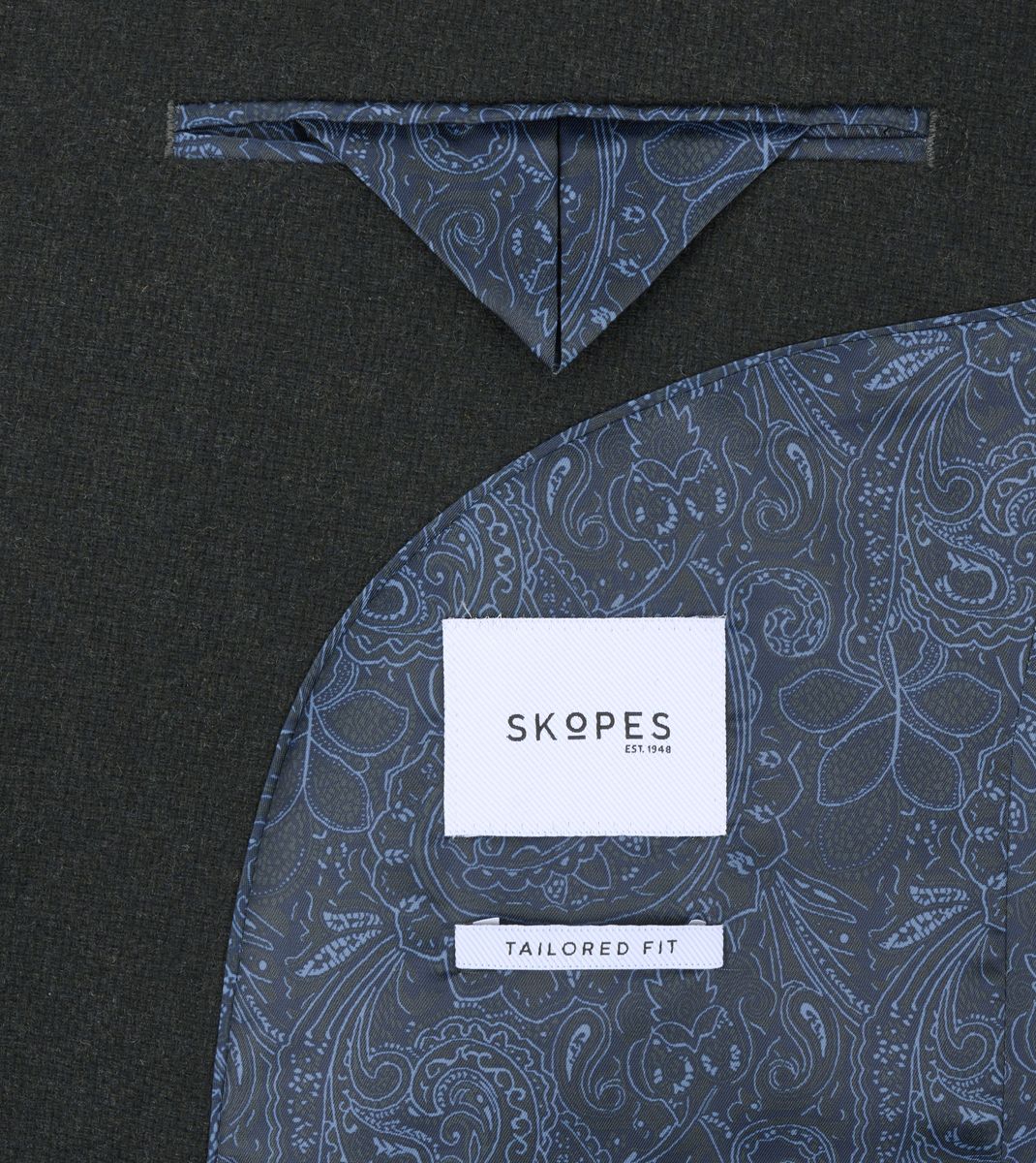 SKOPES REINER TEXTURED BLAZER (MM4685)- BOTTLE GREEN