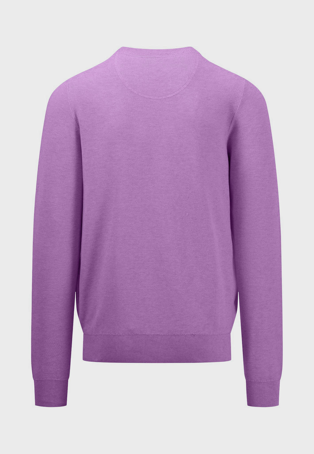 FYNCH HATTON O NECK TEXTURED KNITWEAR  - LAVENDER