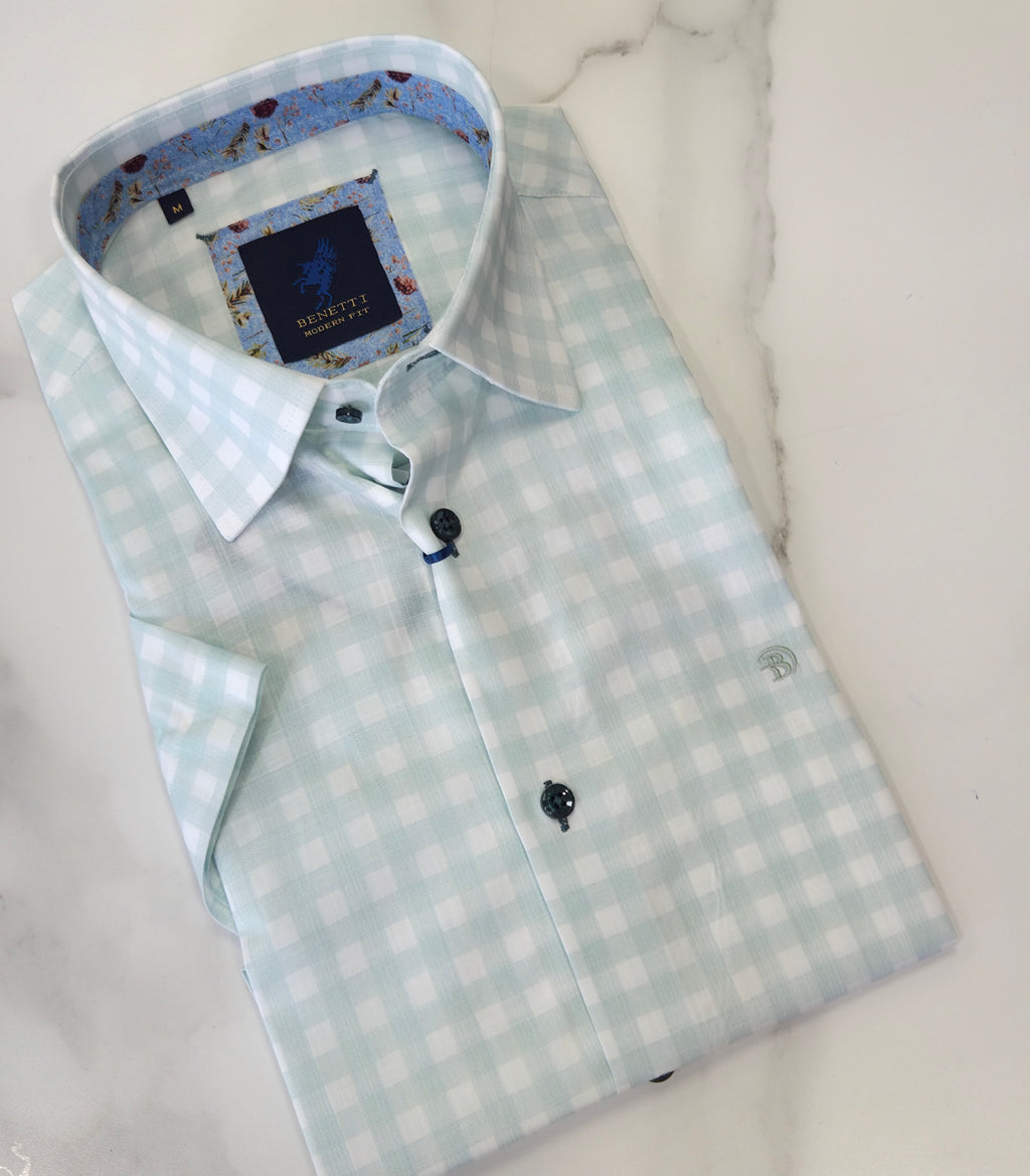BENETTI LUSO S/S SHIRT - MINT