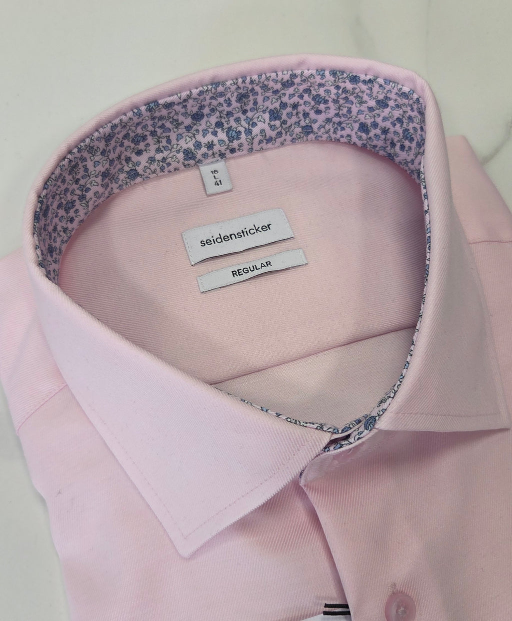 SEIDENSTICKER L/S REGULAR FIT ( 01.147200/42) - BABY PINK