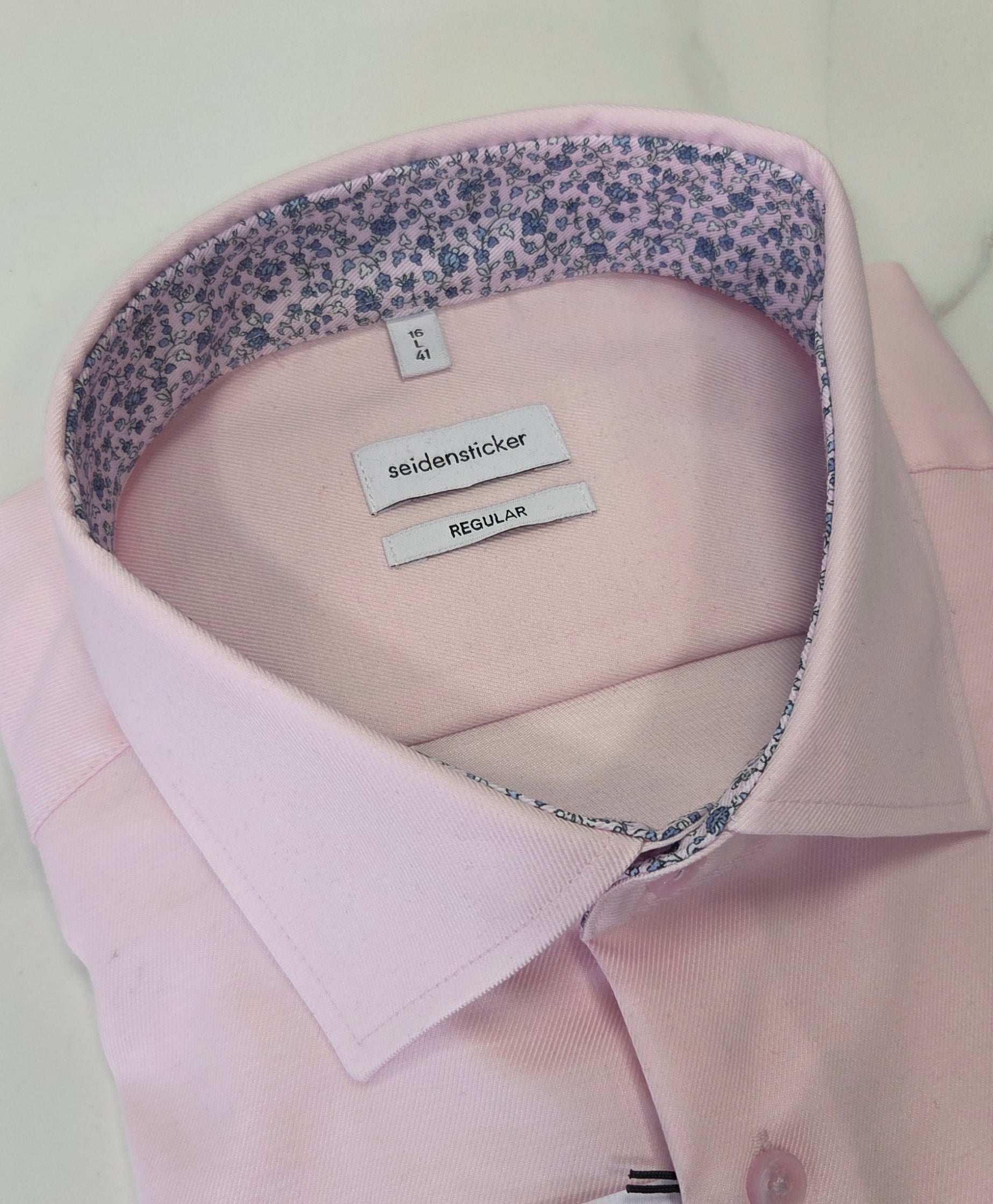 SEIDENSTICKER L/S REGULAR FIT ( 01.147200/42) - BABY PINK