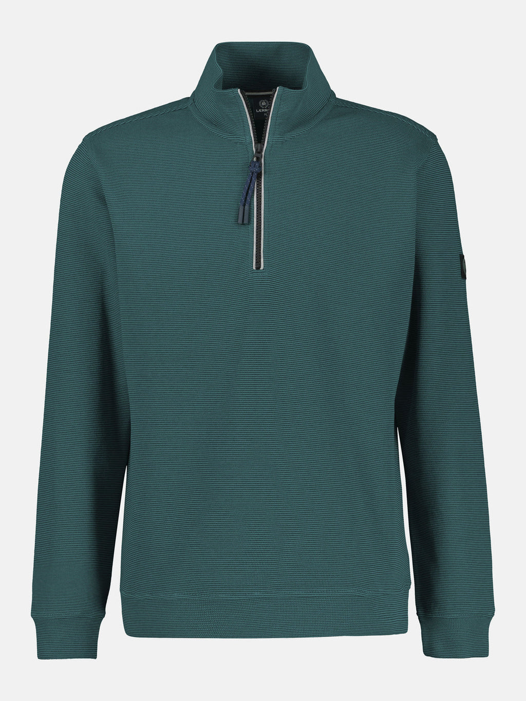 LERROS SELANIK 1/4 ZIP SWEATSHIRT - TEAL