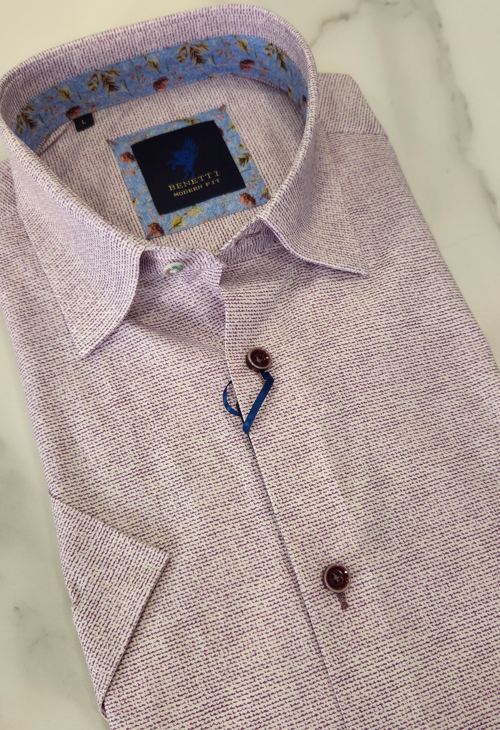 BENETTI KYLE S/S SHIRT - LILAC