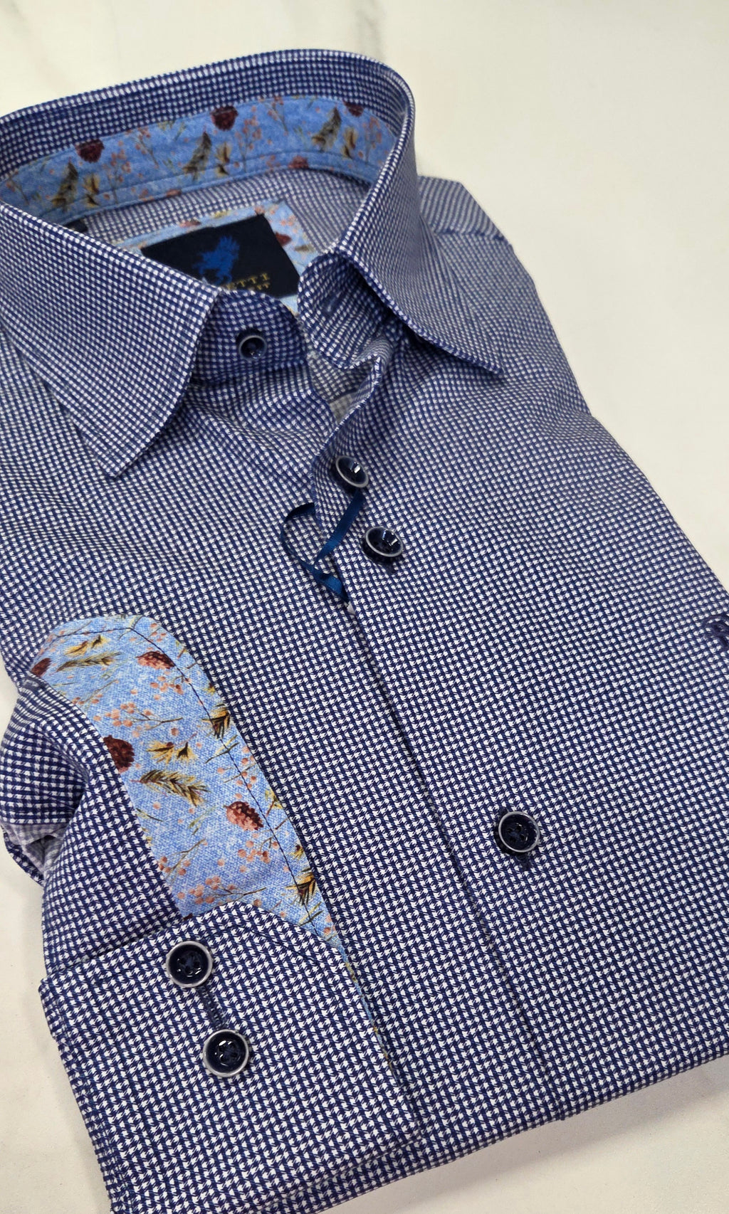 BENETTI RIGA L/S SHIRT - NAVY