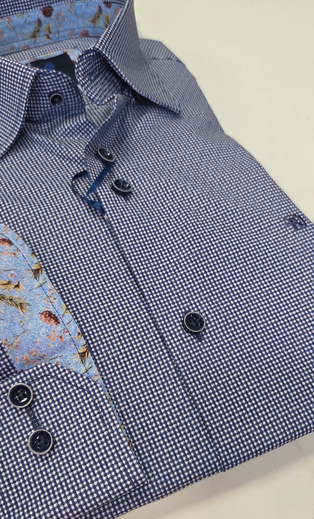 BENETTI RIGA L/S SHIRT - NAVY