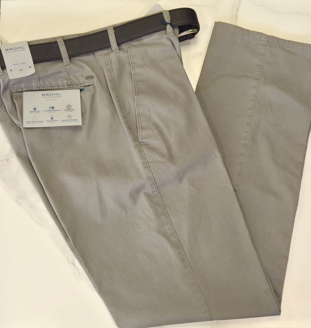 BRUHL PARMA B TROUSERS (0585-186960-092) - MID GREY