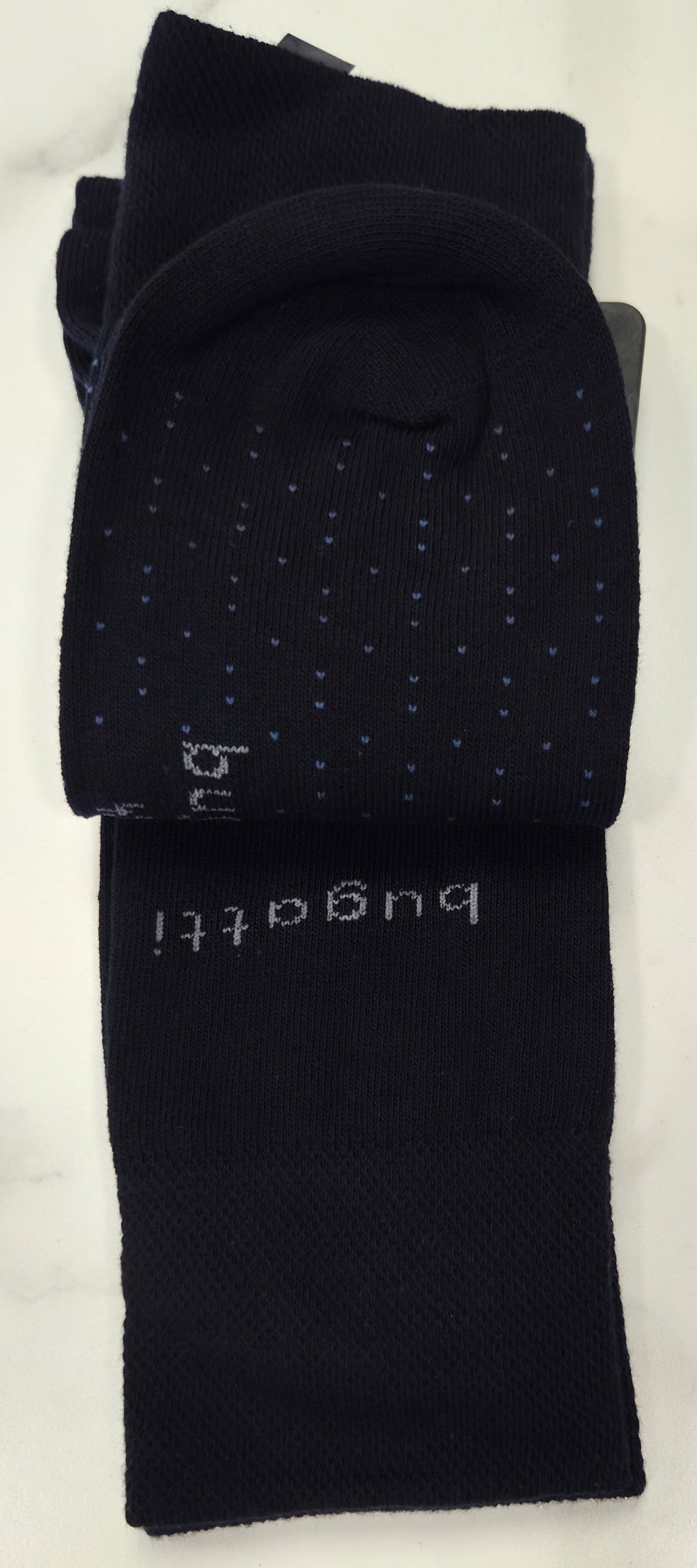 BUGATTI 2 PACK SOCK DOTS (6264) - NAVY