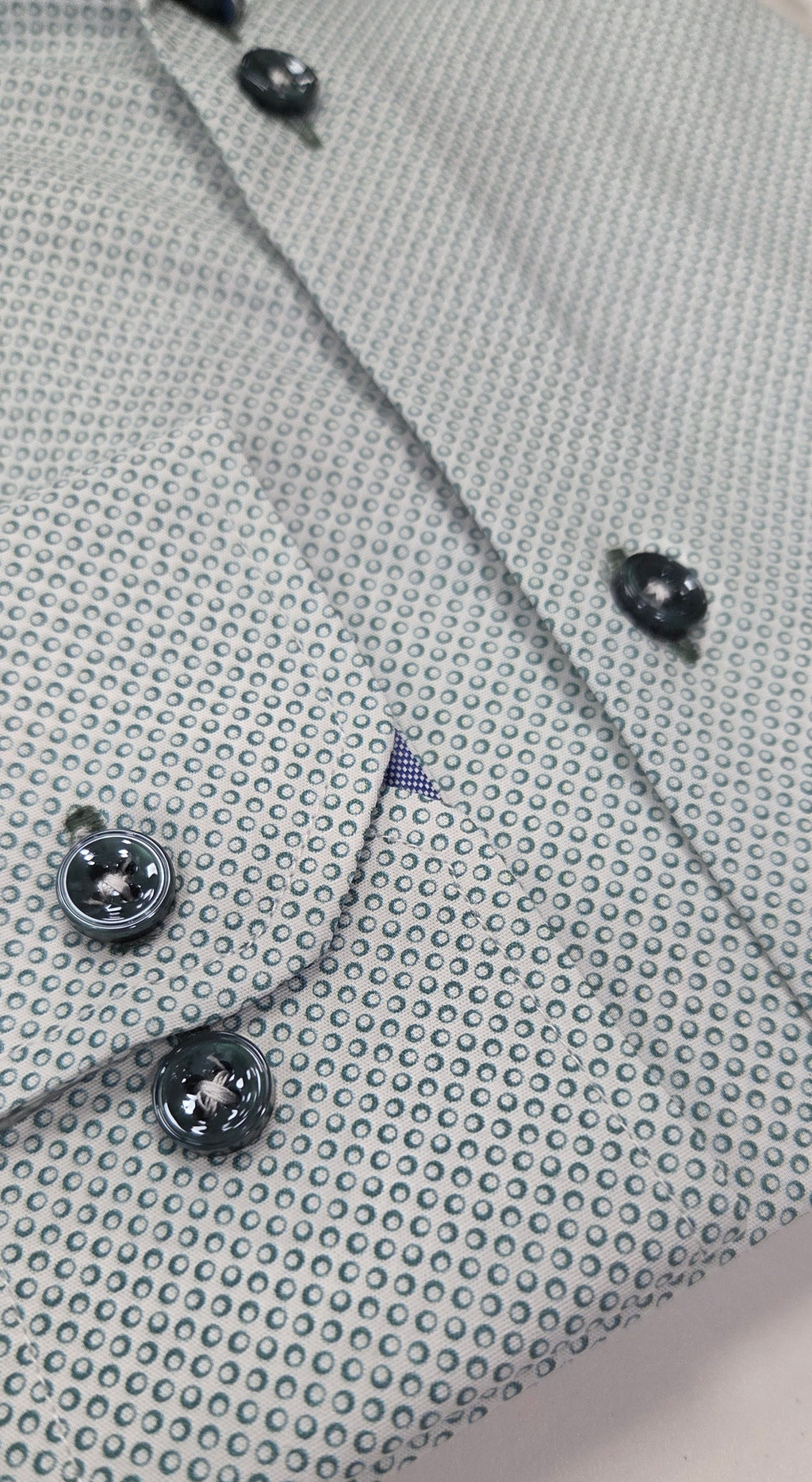 BENETTI ALEX PATTERN L/S SHIRT - GREEN