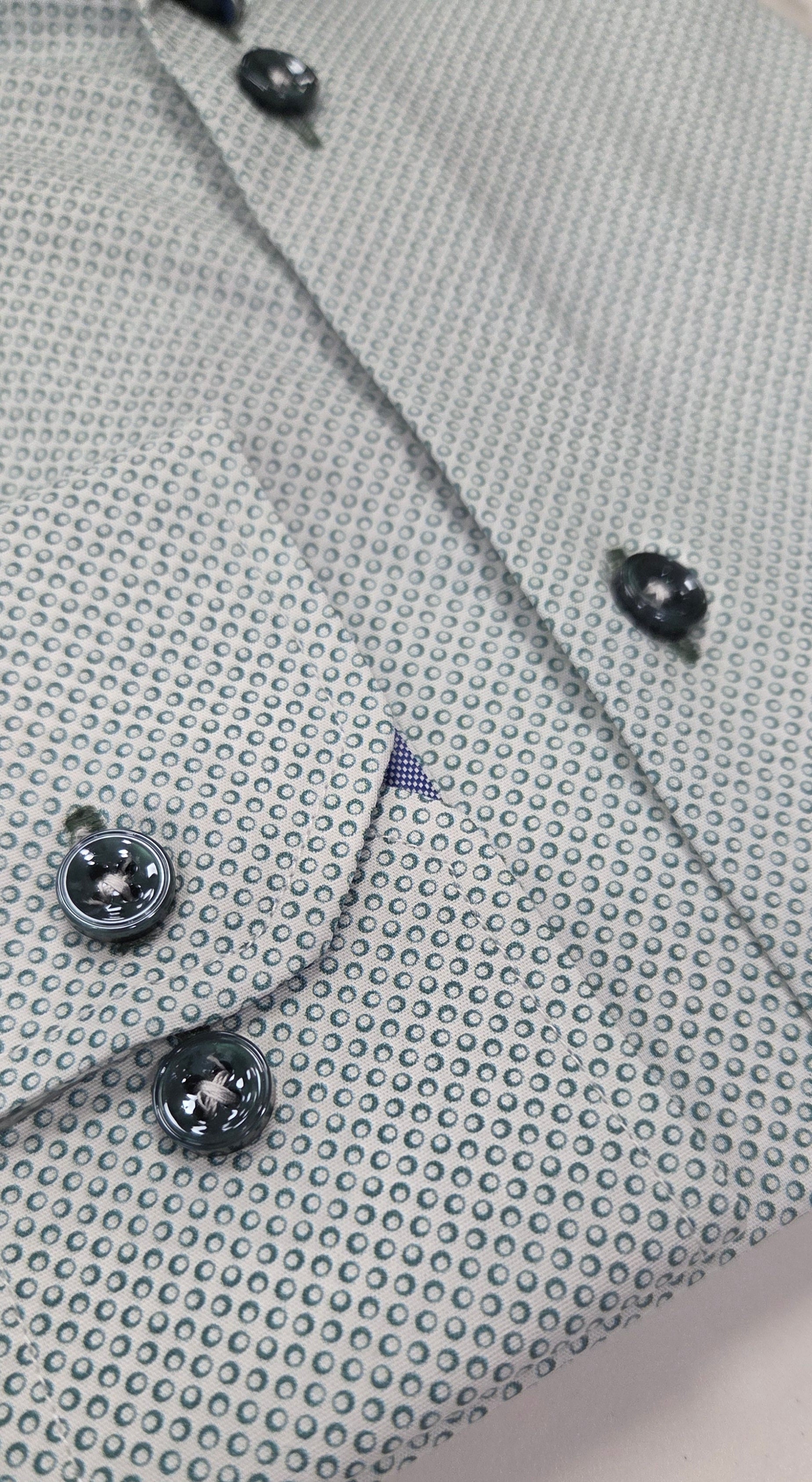 BENETTI ALEX PATTERN L/S SHIRT - GREEN