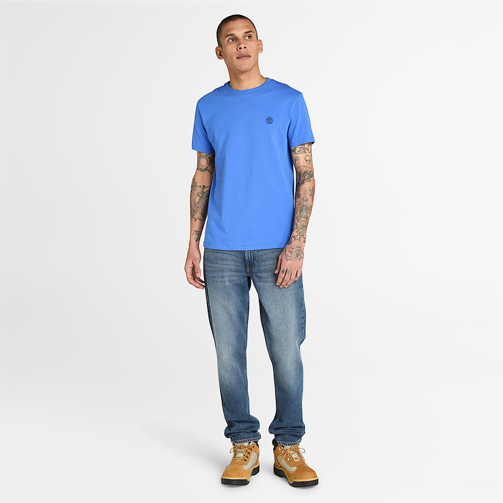 TIMBERLAND SMALL LOGO T-SHIRT - BLUE