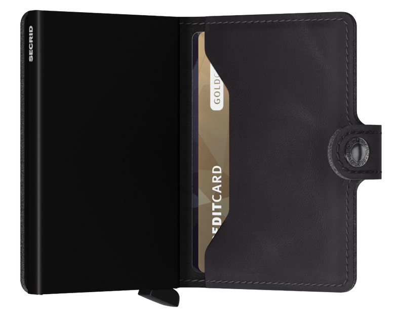 SECRID MINIWALLET VINTAGE - BLACK