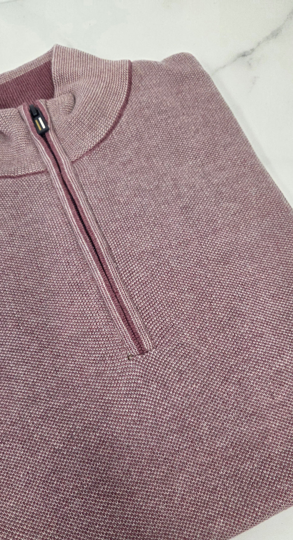 BAILEYS 1/4  ZIP KNIT (628409/465) - PINK