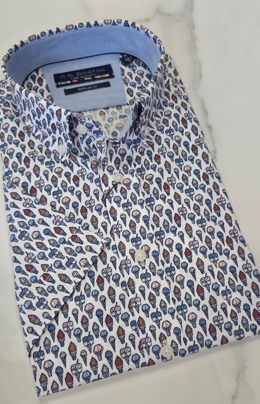 R.B BOSTON ICE CREAM S/S SHIRT (616670/311) - MULTI