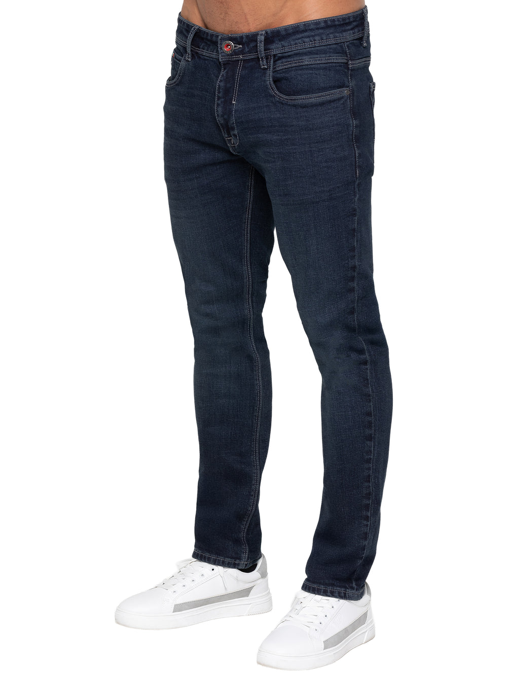 ENZO TAPERED STRETCH DENIM EZ667 -DARK WASH(DSW)