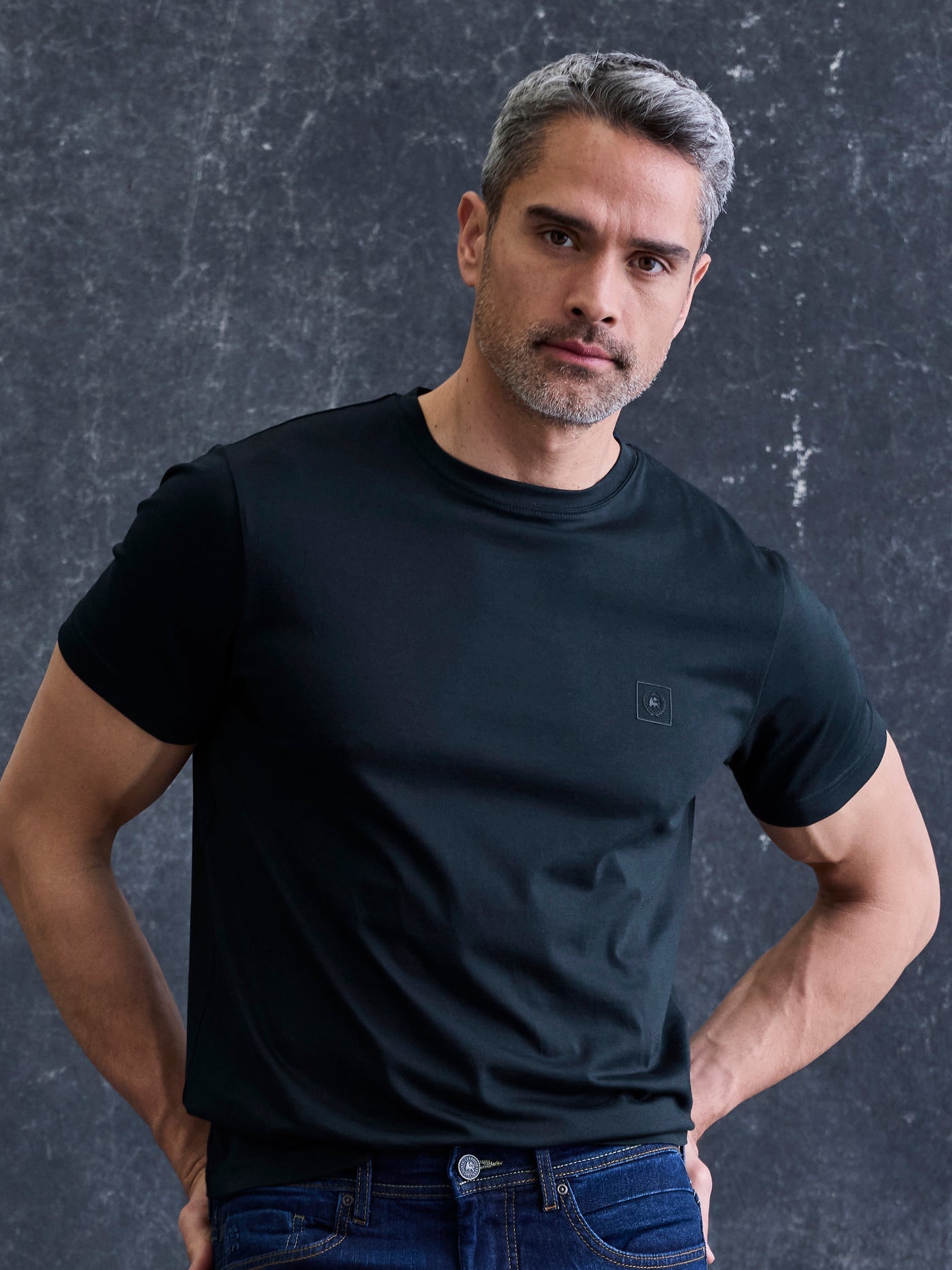 LERROS PIMA COTTON T-SHIRT - NAVY