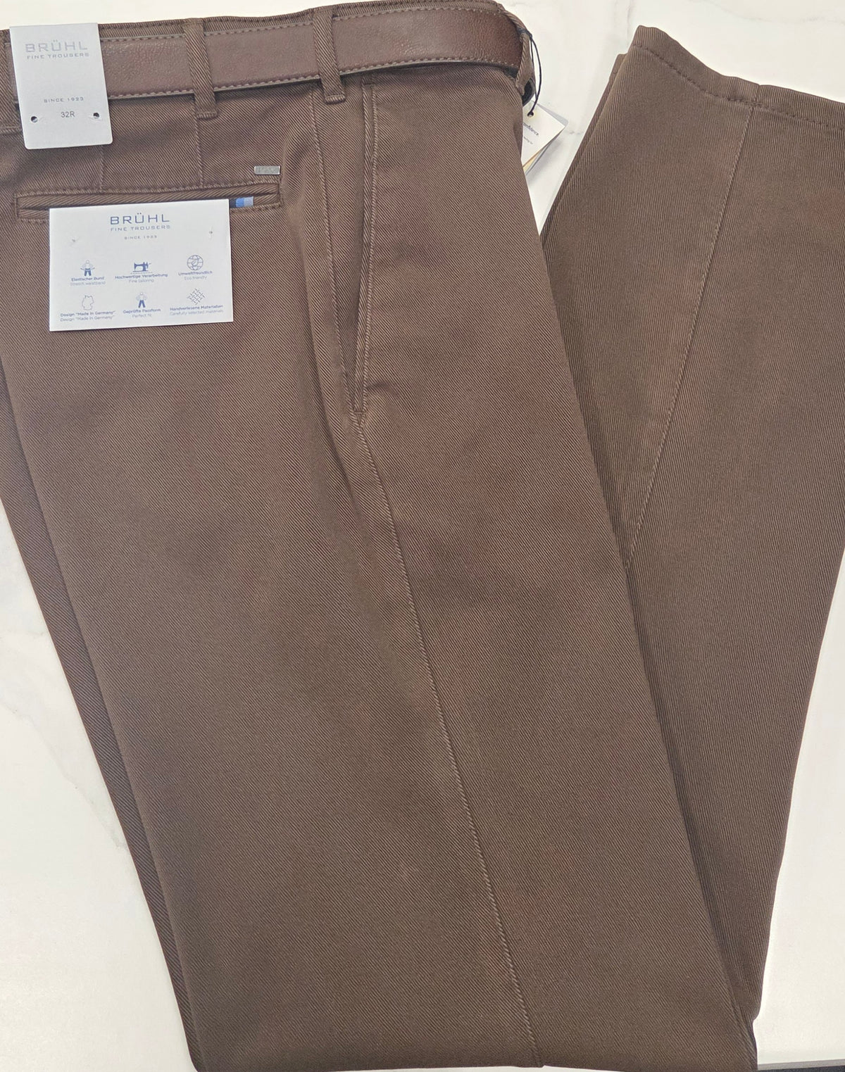 BRUHL PARMA B TROUSERS (0585-186550-092) - BROWN