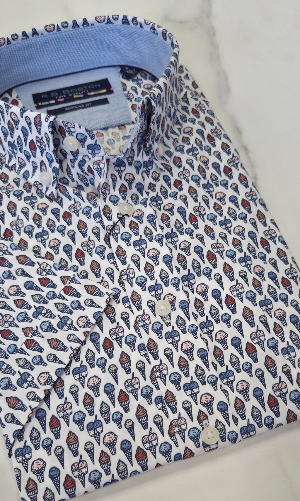 R.B BOSTON ICE CREAM S/S SHIRT (616670/311) - MULTI