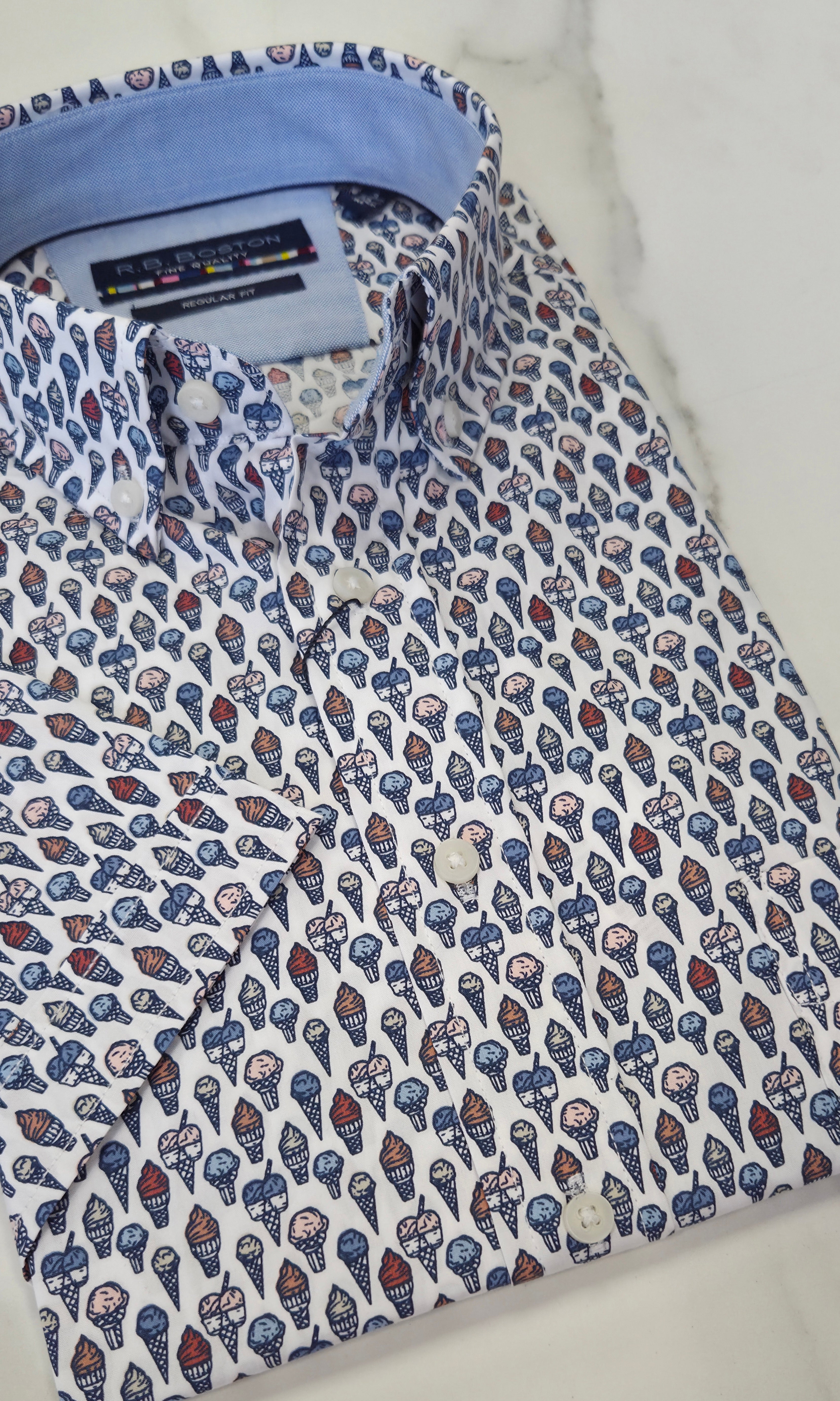 R.B BOSTON ICE CREAM S/S SHIRT (616670/311) - MULTI