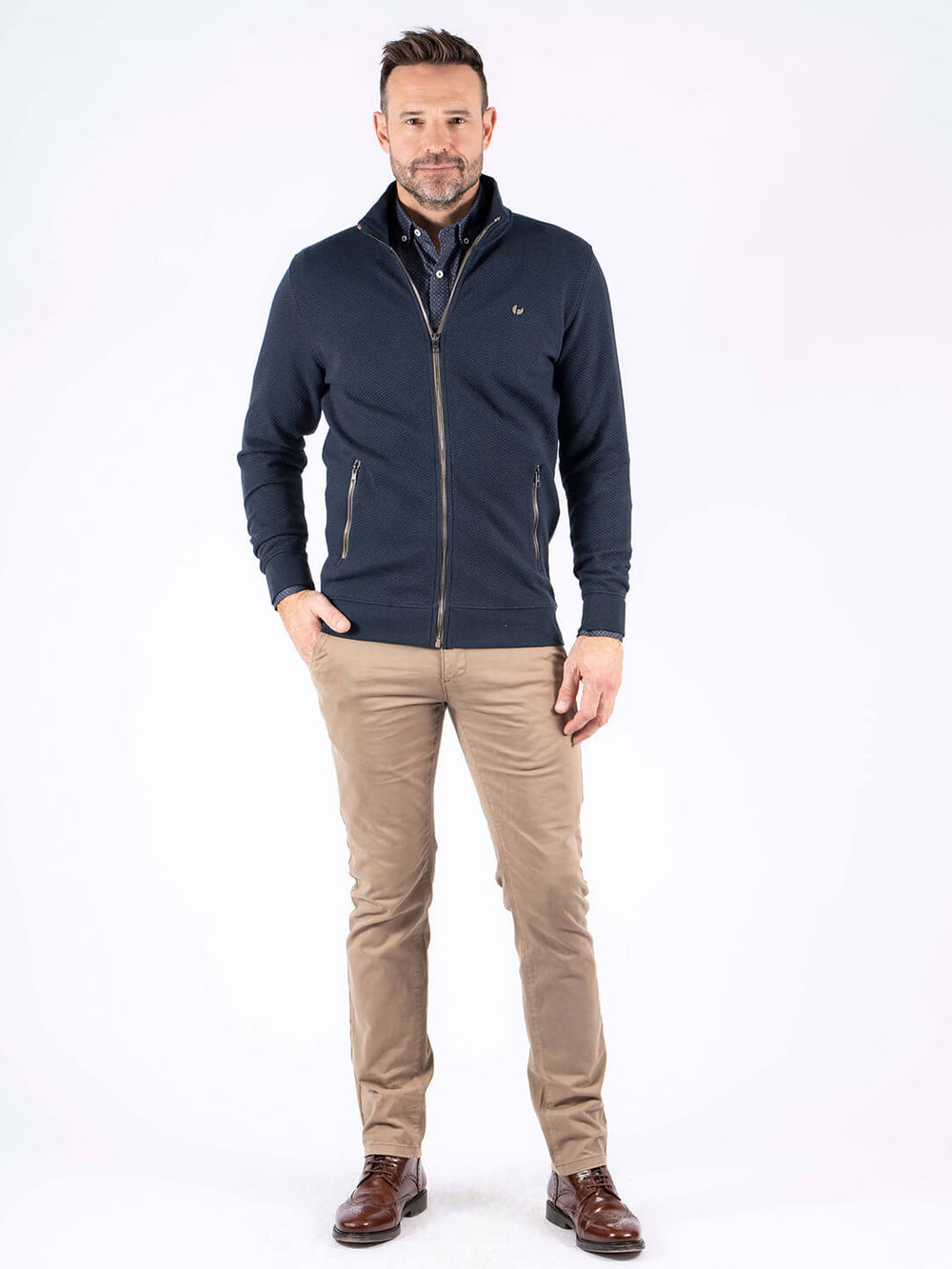 PRE END ALF FULL ZIP - NAVY