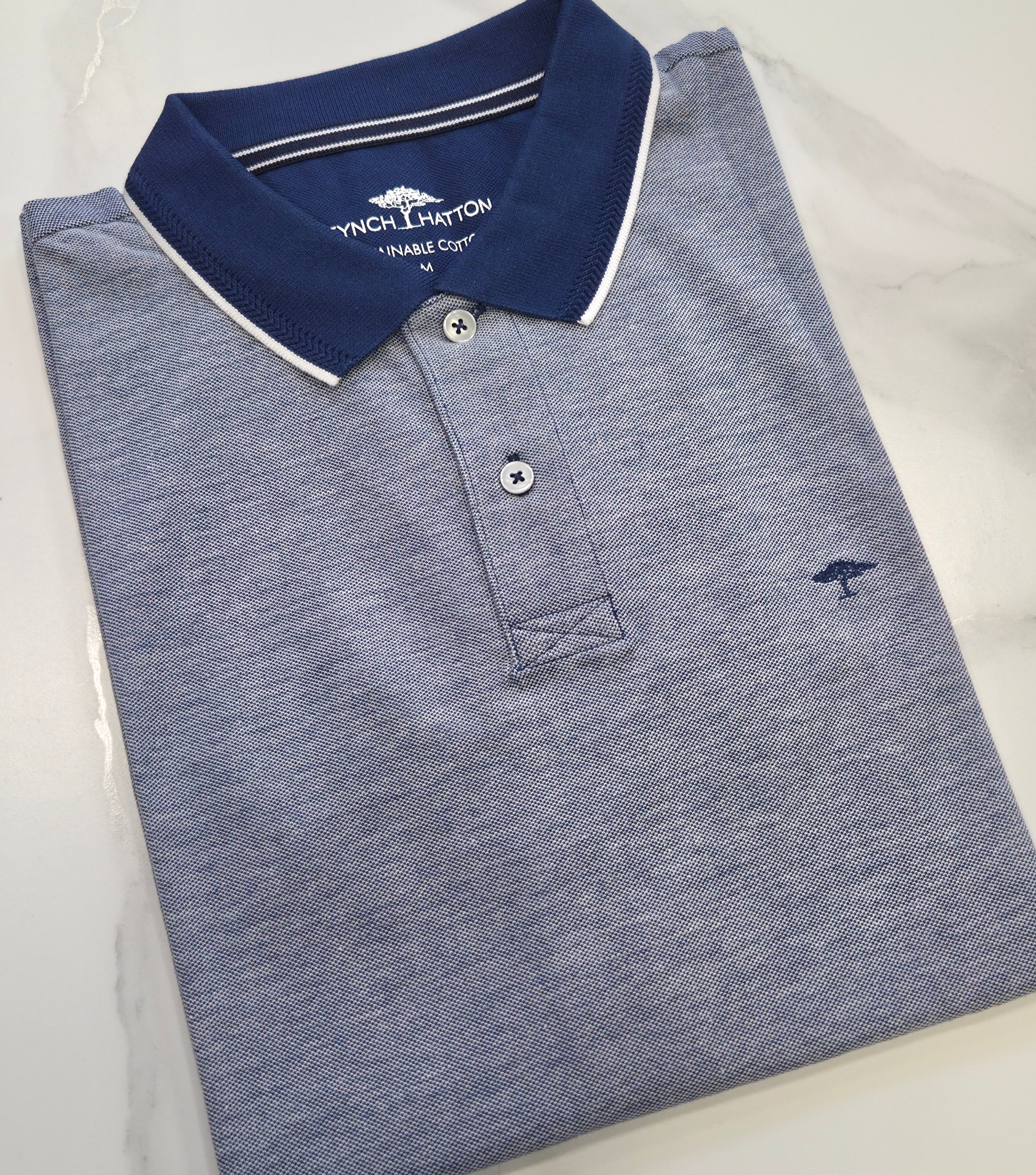 FYNCH HATTON POLOSHIRT (16031904/672) - MIDNIGHT