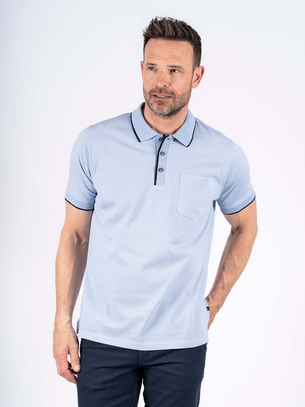 PRE END HESTER POLO SHIRT - BABY BLUE