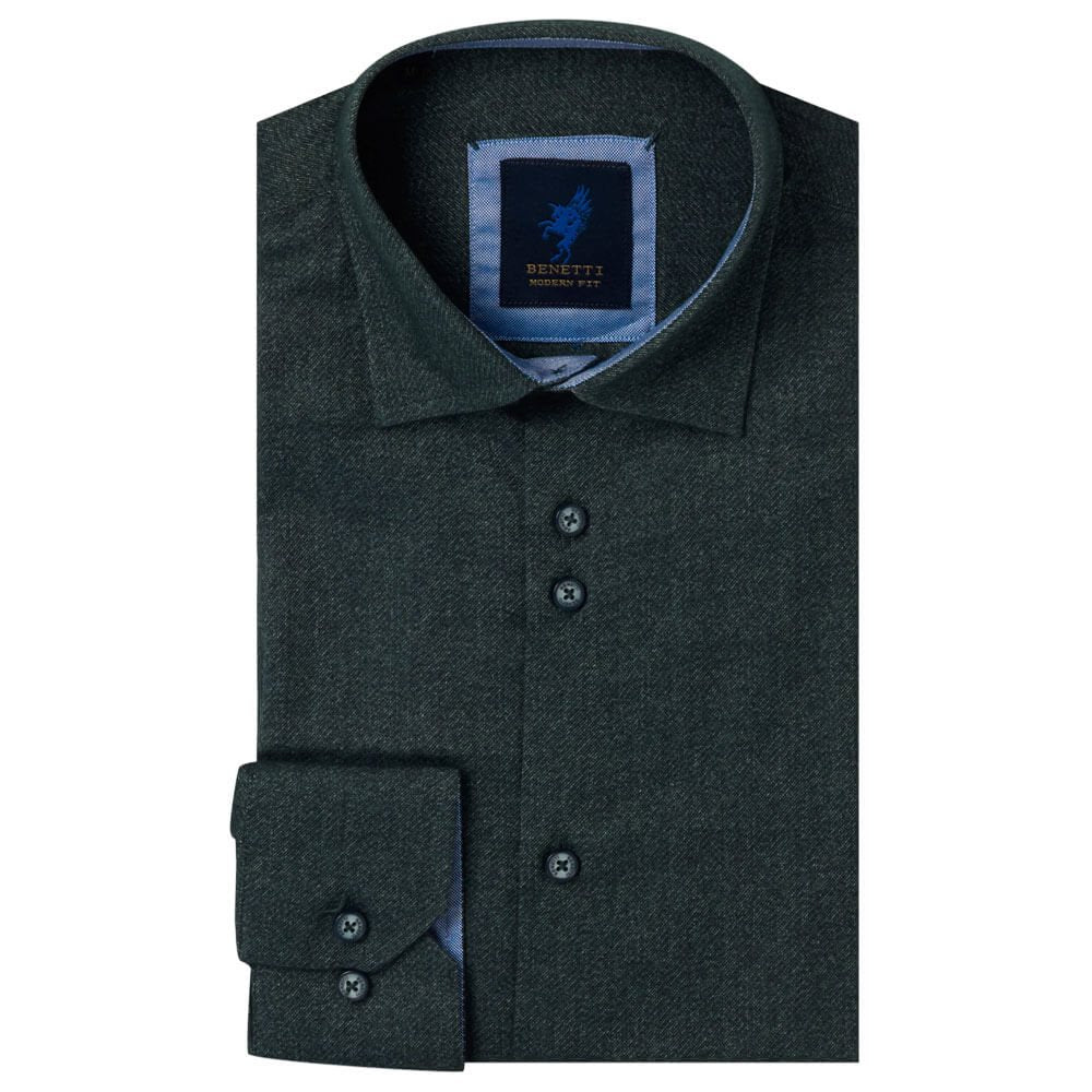 BENETTI MARTY L/S SHIRT - GREEN