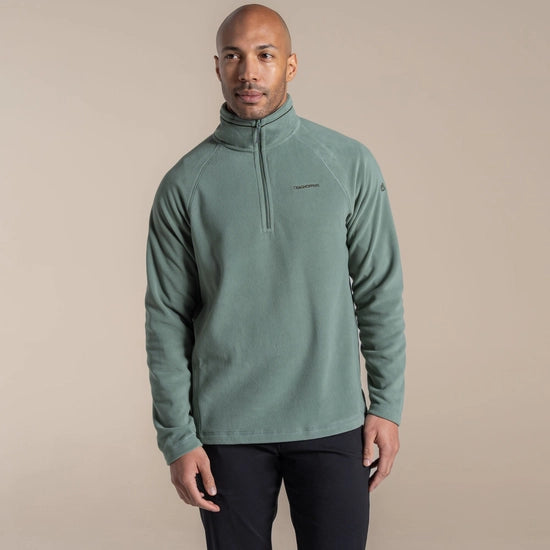 CRAGHOPPER COREY 1/2 ZIP FLEECE - GREEN