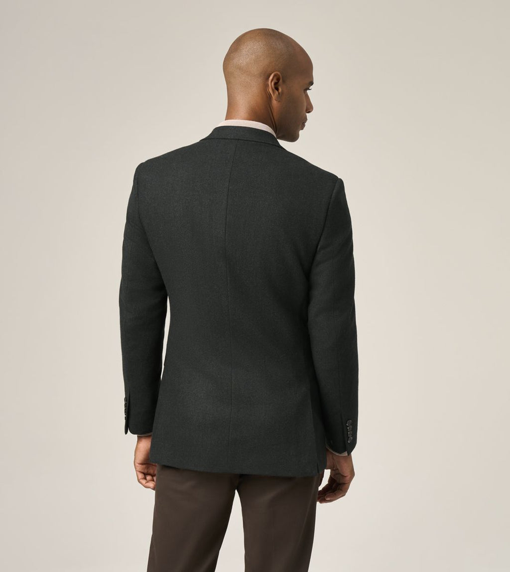 SKOPES REINER TEXTURED BLAZER (MM4685)- BOTTLE GREEN