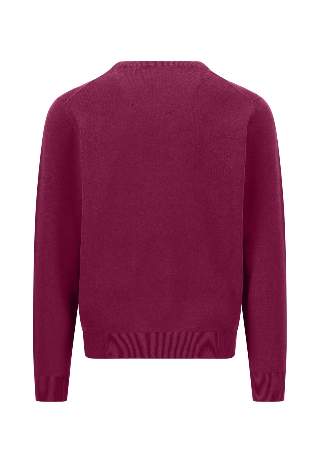 FYNCH HATTON O-NECK KNITWEAR  - WINE