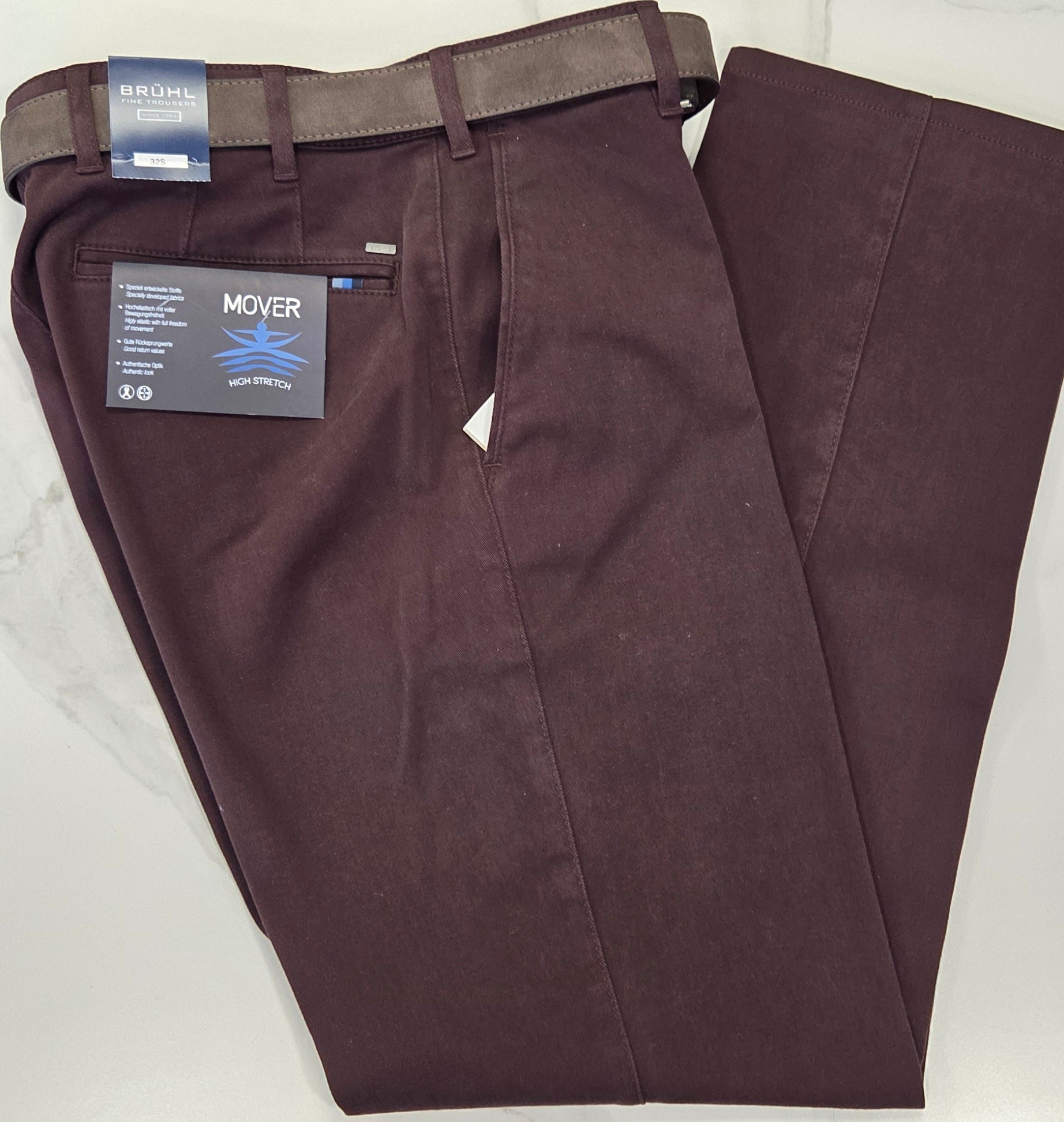 BRUHL PARMA B TROUSERS ( 0585-185970-092/890) - BROWN