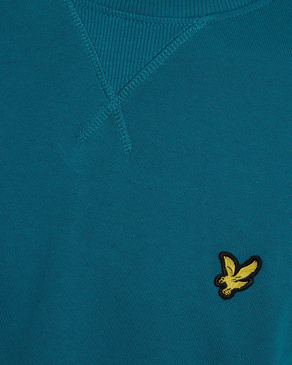 LYLE & SCOTT CREW SWEATSHIRT  - TEAL
