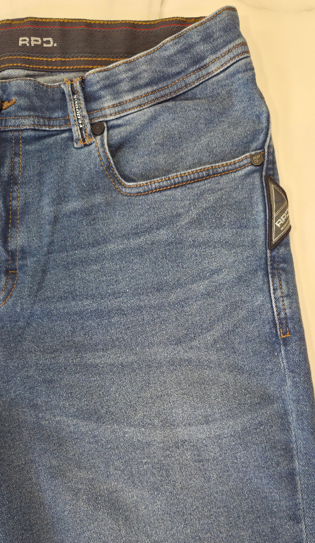 REDPOINT TORONTO 5 POCKET JEAN - LIGHT WASH