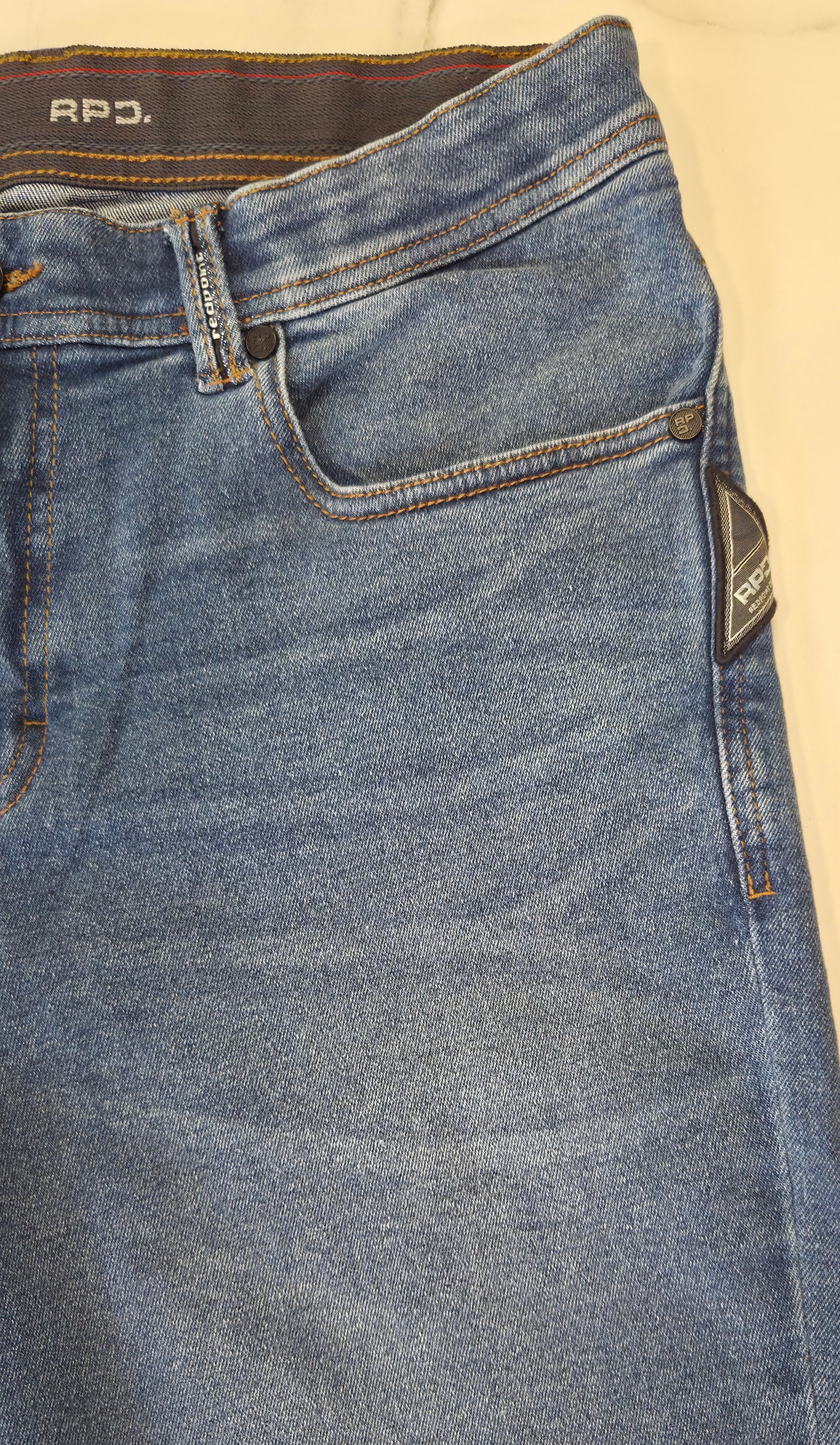 REDPOINT TORONTO 5 POCKET JEAN - LIGHT WASH