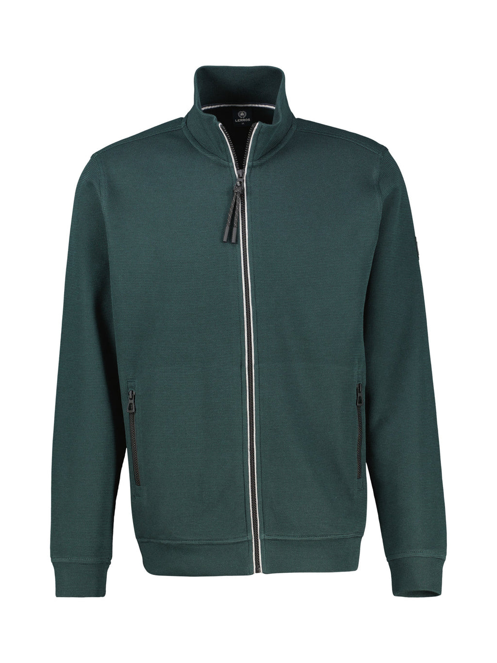 LERROS SELANIK FULL ZIP SWEATSHIRT  - FOREST GREEN