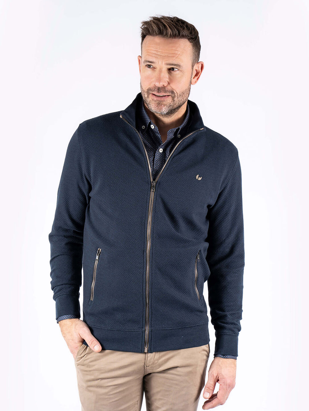 PRE END ALF FULL ZIP - NAVY