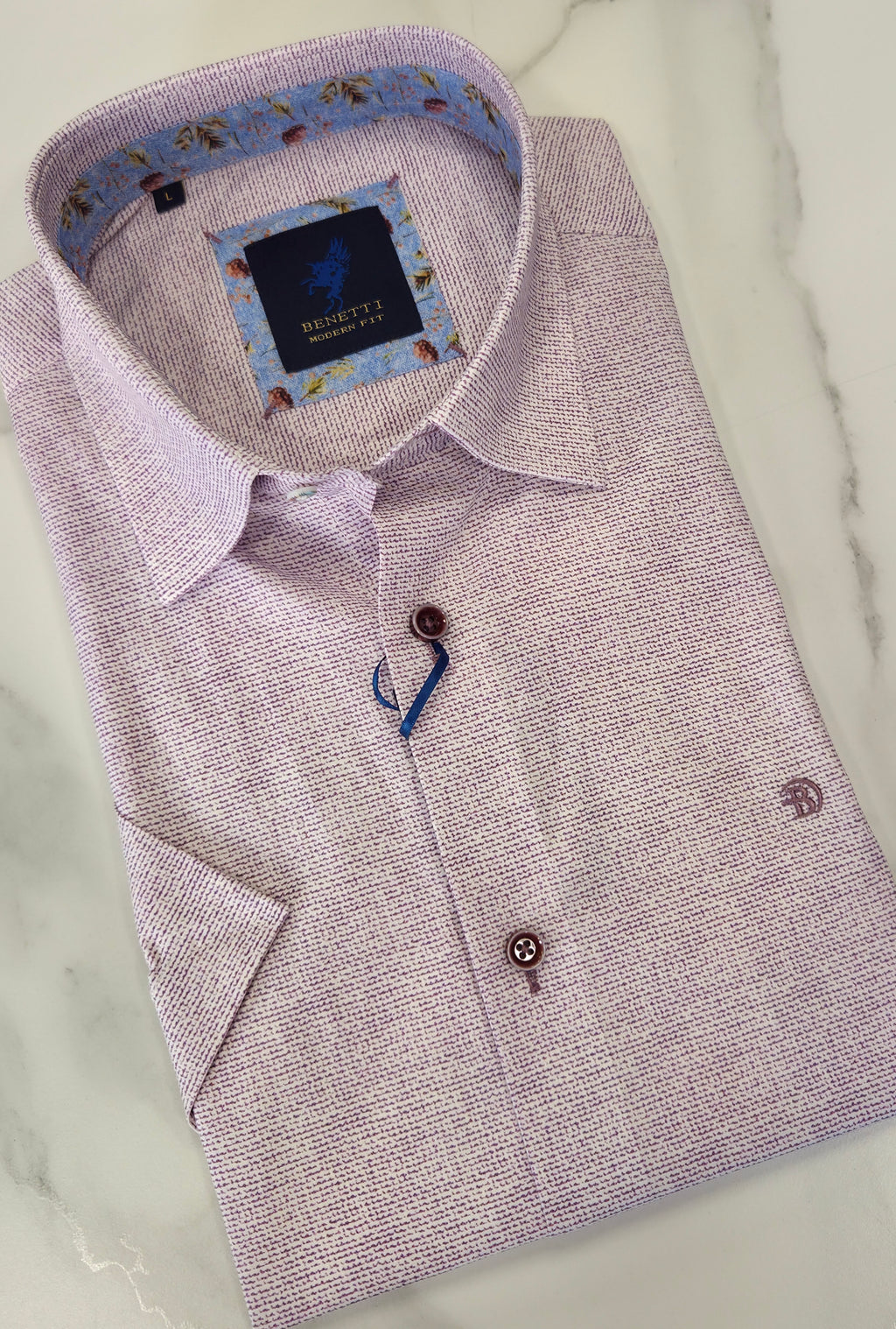 BENETTI KYLE S/S SHIRT - LILAC