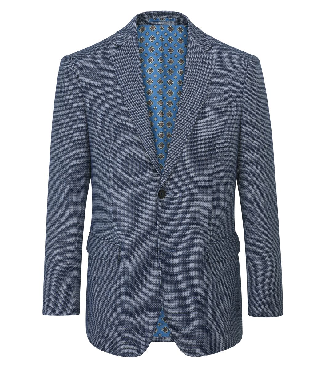 SKOPES DOUG TEXTURED  BLAZER - NAVY BLUE