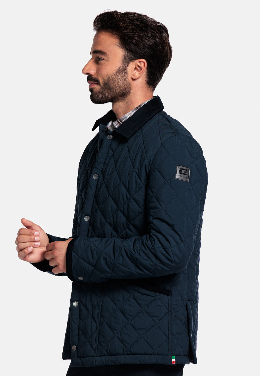 GIORDANO PALERMO QUILTED JACKET (622655/60) - NAVY