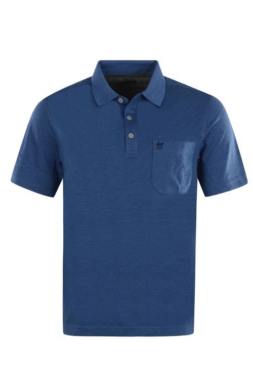 HAJO POLOSHIRT - DENIM BLUE