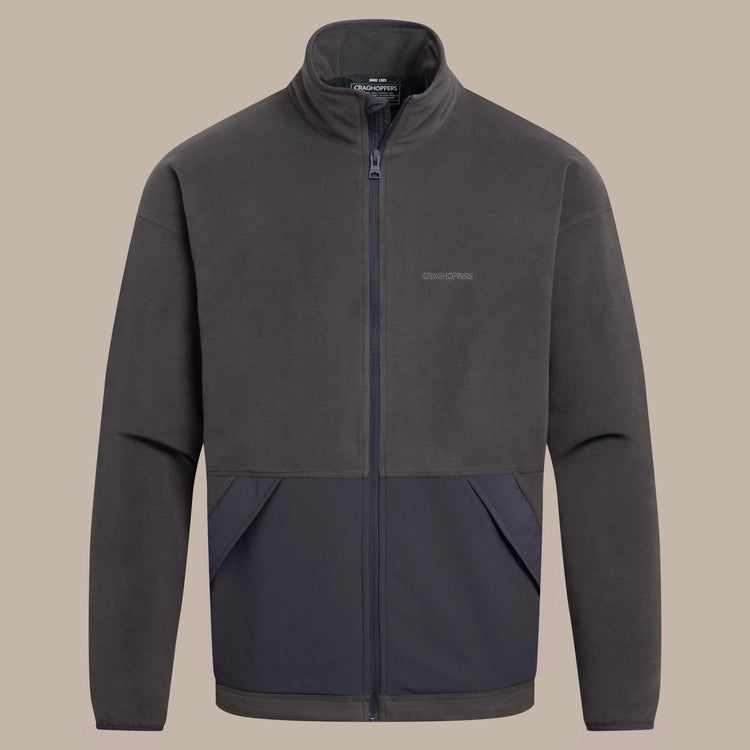 CRAGHOPPERS LEIF JACKET FLEECE - SLATE GREY