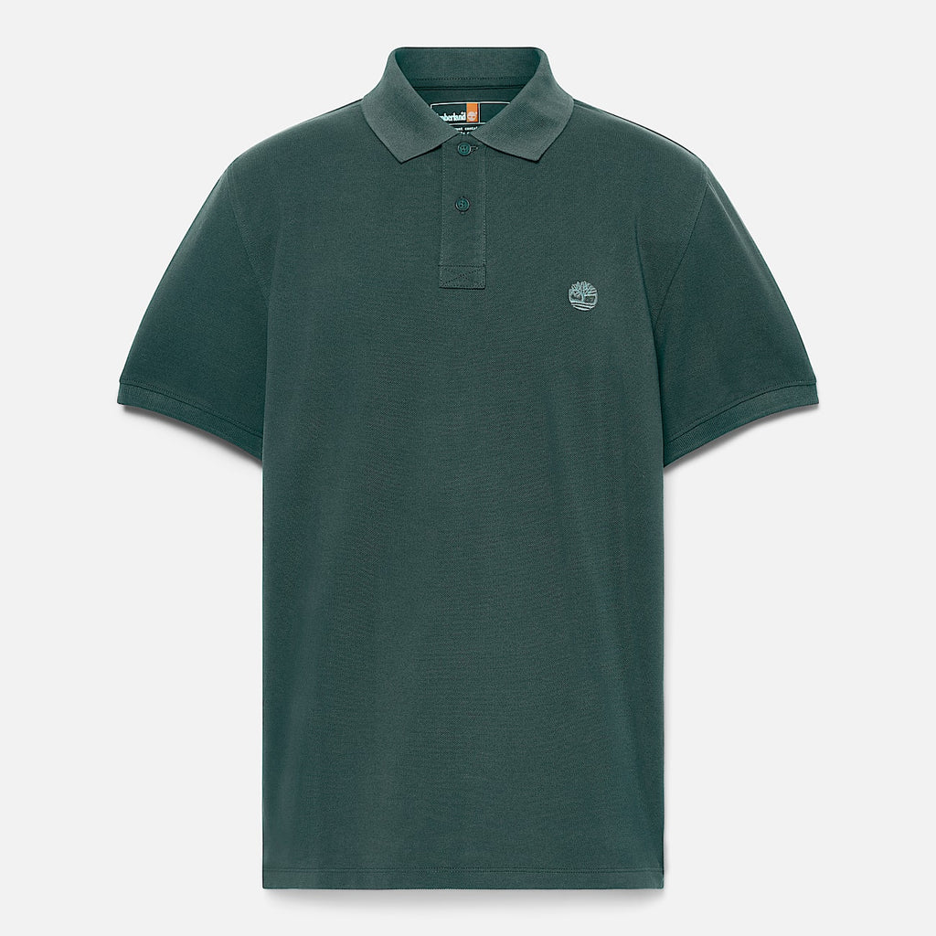 TIMBERLAND PIQUE POLO SHIRT - EMERALD