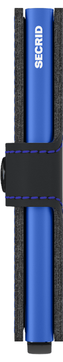 SECRID MINIWALLET MATTE - BLACK/BLUE