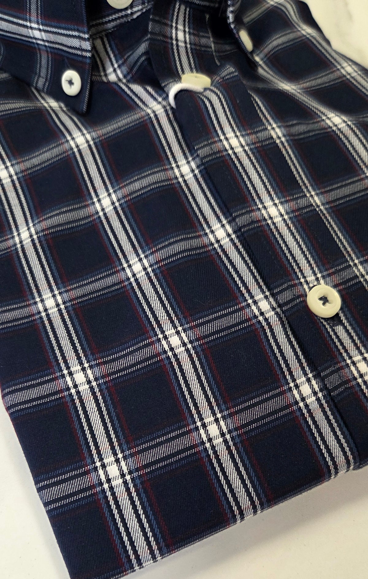 PRE END ROME L/S SHIRT - DARK DENIM