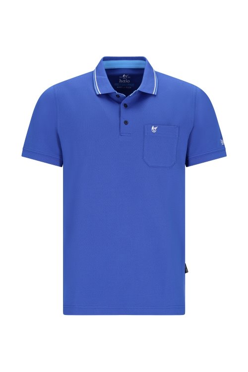 HAJO POLO SHIRT - BRIGHT BLUE