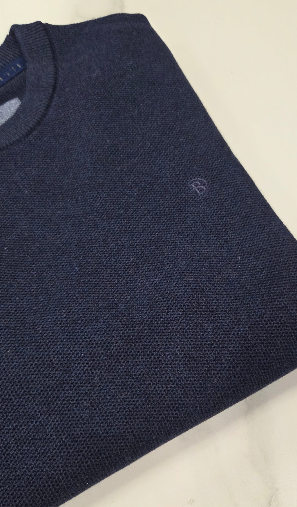 BENETTI DAWSON CREW NECK KNITWEAR - INDIGO